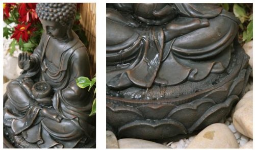 Solarbetriebener Buddha-Brunnen „Ariya“ - 2
