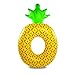 Produktbild MR Goods BonAura® Aufblasbarer Ananas Schwimmring – Schwimmtier Luftmatratze als Pool Spielzeug für Kinder und Erwachsene