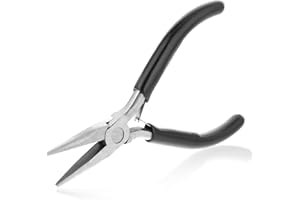 STYQUENZER Pince à bijoux – Chaîne et bec plat, pince à bec aiguille pour réparation, emballage de fil