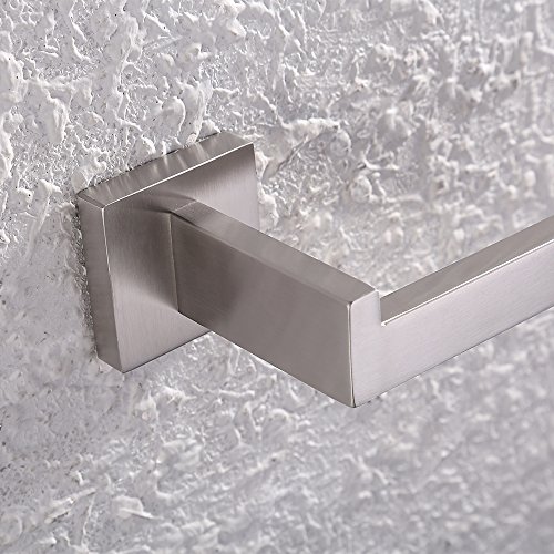 KES Bad-Serie Toilettenpapierhalter aus mattem Edelstahl WC-Papierrollenhalter ohne Deckel, 2PCS, Gebürsteter zur Wandmontage, A2570-2-P2 - 4