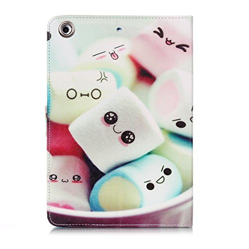 iPad mini 2 Lederhülle – Felfy Slim Full Body Cute Cartoon Sweet Candy Funny Eyes Muster PU Case Cover Etui Schutz Hülle Tasche für ipad mini 3 mini 2 mini 1 + 1x Koala Anti Stöpsel + 1x Silber Stylus - 2