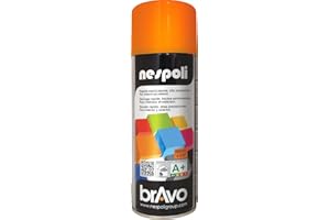 NESPOLI Aérosol peinture professionnelle orange pastel 400 ml