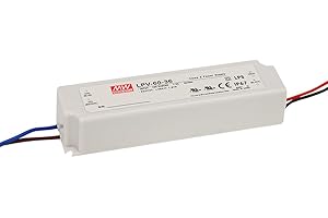 MEANWELL LPV-60-24 60W 24V 2.5A,MEAN WELL, Waterproof LED Change Power Supply,Converter for Transformer,Switching Power Supply AC- DC