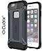 Cubix® Shock Proof Case For Apple iPhone 6 Tough Armor Tech Series Back Cover case With Premium Carbon Fiber Texture 4 Side Air Cushion Extra Soft Buttons - Navy Blue RS.650.00