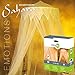 Decorative Bed Canopy - Mosquito net - 2.5 x 12 m - Yellow