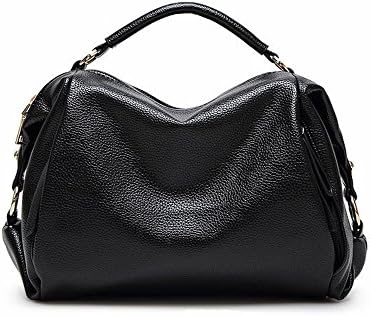 Handbag Litchi Pattern Shoulder Diagonal Package Fashion Handbag ch , black