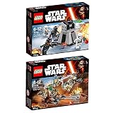 Lego Star Wars 2-tlg Set 75132 75133 First Order Battle Pack + Rebels Battle Pack - LEGO