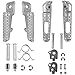 Tengchang Silver Motorcycles Footrests Foot Pegs For Honda CBR1000RR 2004 05 06 07 08 09 10 11 12 2013 2014 CBR600RR 2003 2004 2005 2006