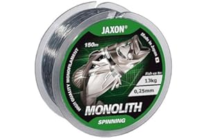 Jaxon Angelschnur Monolith Spinning Spule 150m / 0,16-0,35mm Monofile