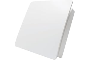 CubeTECH CTEF100t 100mm (4") Quiet Bathroom Extractor Fan with Timer Overrun Delay. White Smooth.