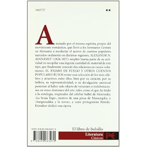 El pájaro de fuego y otros cuentos populares rusos (El Libro De Bolsillo - Literatura)