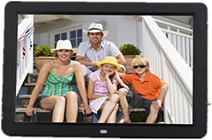 digital Fhoto Digital Photo Frame &amp; HD Video Frame With Motion Sensor 12 Inch LED Multifunction Digital Photo Frame Advertising Player Electronic Photo Album , black