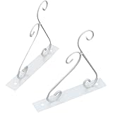 BESTOMZ 2 Stück Wandhaken Wandhnger Balkon Wandhalterung