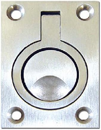 Stainless Steel Square Pull Hatch Latch Locking Latch Marine 63*44mm
