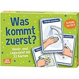 Was kommt zuerst?: Denk- und Legespiele mit 32 Karten für Kinder von 3 bis 8 (Denk- und Legespiele für Kinder)