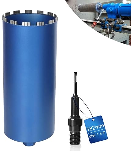 Melko Diamantboorkroon, kernboorkroon, kernboor - 82 mm boorkroon - nuttige lengte 400 mm - gatboor voor metselwerk, graniet, gewapend beton, natuursteen, beton, gipsplaat