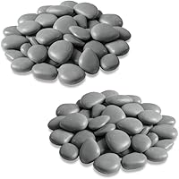 RE-Pubbles Deko-Steine für Blumentöpfe, Garten, Aquarium, Terrarium und Modellbau aus recyceltem Kunststoff, 2 kleine…