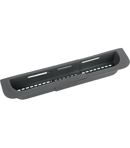 Lot De 3 Tapis égouttoir En Silicone Pour évier - Gris, 20x10 Cm - Connectables, Idéal Pour éponges, Comptoir Cuisine & Salle De Bain