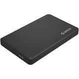 Orico 2.5" USB 3.0 HDD Enclosure Case Cover for SATA SSD HDD Upto 2TB Support (Hard Disk Not Included) | SATA SSD HDD Enclosure High Speed USB 3.0 | Tool Free Installation | Black