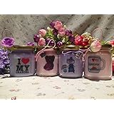 Ich liebe dich Granny 4 Gläser mit Soja-Wachskerzen und ätherischen Ölen Geschenk für die Oma 2 Oktober Großeltern Tag