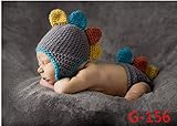 Junsi Newborn Baby G-156 Toddler Infant Knitted Costume Set Photo Photographie Prop
