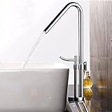 Fácil de instalar: el grifo del baño incluye accesorios de montaje para que pueda instalarlo fácilmente. Si necesita desagües de fregaderos, recipientes de lavado u otros productos de la cocina del baño, continúe buscando en nuestra tienda.
