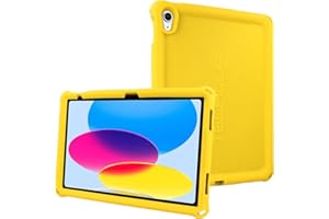 TECHGEAR Bumper Case for iPad 11" A16 (11th Gen 2025) & 10.9" (10th Gen 2022) – Rugged Kids Drop-Proof Silicone Cover w/Easy Grip, Anti-Slip Corners, Screen Film, Shockproof School-Friendly Design