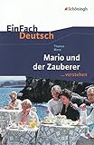 Image de EinFach Deutsch ...verstehen. Interpretationshilfen: EinFach Deutsch ...verstehen: Thomas Mann: Mari