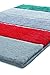 Produktbild Esprit Badteppich "Block Stripe" (60 x 100 cm) in silbergrau-coral-petrol - mit rutschhemmenden Rücken