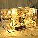 Produktbild ToDIDAF Wooden Dollhouse 3D DIY Miniature House Furniture LED House Puzzle Educational Toy for Kid Birthday Valentine's Day for Bedroom Home Garden Decor - Mini Loft (with Dust Cover)