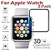 Produktbild Wokee Apple Watch 42mm Schutzfolie (3 Stück ), iWatch 42mm Panzerglas Premium gehärtetes Glas Display Schutzfolie für Apple Watch Serie 1/2/3 42mm Displayschutzfolie