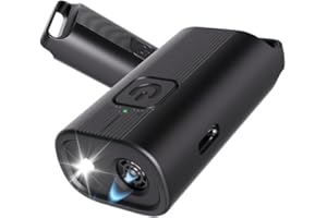 ZukZythepsor Dispositivo Anti-Abbaio per Cani, Ultrasuono Portatile per Controllare Il Comportamento dei Cani, Ricaricabile, per l'Addestramento di Cani da 6 Mesi a 8 Anni, Uso Interno ed Esterno