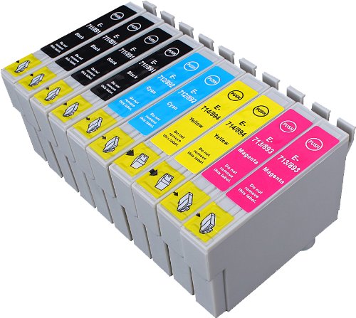 10 Multipack XL Epson T0715 , T0895 Patronen Kompatible. 4 schwarz, 2 cyan, 2 magenta, 2 gelb für Epson Stylus D120, Stylus D78, Stylus D92, Stylus DX4000, Stylus DX4050, Stylus DX4400, Stylus DX4450, Stylus DX5000, Stylus DX5050, Stylus DX6000, Stylus DX6050, Stylus DX7000F, Stylus DX7400, Stylus DX7450, Stylus DX8400, Stylus DX8450, Stylus DX9400F, Stylus Office B40W, Stylus Office BX300F, Stylus Office BX310FN, Stylus Office BX600FW, Stylus Office BX610FW, Stylus S20, Stylus S21, Stylus SX100, Stylus SX105, Stylus SX110, Stylus SX115, Stylus SX200, Stylus SX205, Stylus SX210, Stylus SX215, Stylus SX218, Stylus SX400, Stylus SX405, Stylus SX405WiFi, Stylus SX410, Stylus SX415, Stylus SX510W, Stylus SX515W, Stylus SX600FW, Stylus SX610FW. Tintenpatrone. Tinten kompatible Druckerpatronen. T0711 , T0712 , T0713 , T0714 , T0891 , T0892 , T0893 , T0894 , TO711 , TO712 , TO713 , TO714 , TO891 , TO892 , TO893 , TO894 © Patronenland