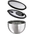 ALESSI REB09/14 COUVERTS À SALADE EN ACIER INOXYDABLE 18/10 BRILLANT - Ustensile de cuisine