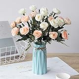 Bien hecho, colorido y se ve genial para la decoración del hogar o del lugar, como bodas, tiendas, restaurantes, oficinas, etc. Adecuado para uso en interiores y exteriores, creando un ambiente agradable. Mézclelos con una variedad de diferentes flores y arreglos, o utilícelos por separado.