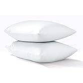 Sapphire Collection 800 Thread Count Pure Egyptian Cotton Super Soft Hotel Quality White Pair Of Housewife Pillowcases (white