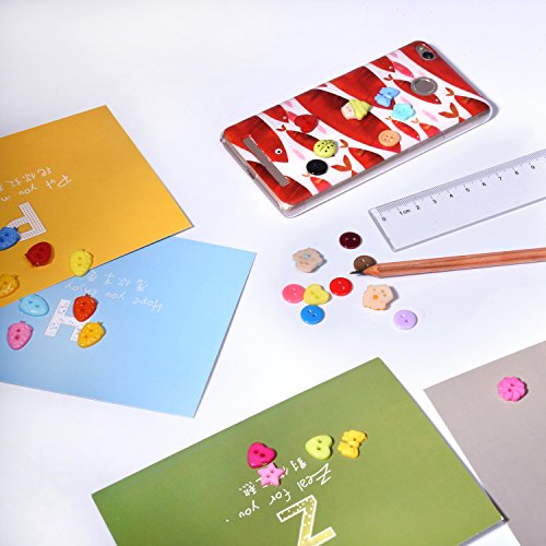 Outus 240 Stück Nähknopf Handwerk Knöpfe Resin Schaltfläche mit Kunststoff Aufbewahrungsbox für DIY Nähen Handwerk - 7