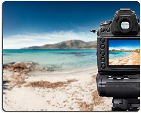 Liili Mouse Pad Natural Rubber Mousepads DSLR Camera on tripod shooting in the beach 27899366