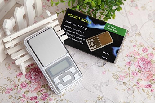 Digital Waage, 200g/0.01g professionelle Präzisionswaage / Briefwaage / Feinwaage / Goldwaage / Taschenwaage , sehr genau, von wake-up-easy, pocket scale (200g-0.01g) - 2