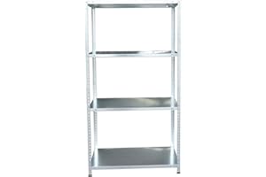 N.G. NICCOLAI NG NICCOLAI SCAFFALE COMPLETAMENTE IN METALLO - MONTAGGIO A BULLONI - 4 O 5 RIPIANI IN METALLO (4 RIPIANI (75X30X147 CM))