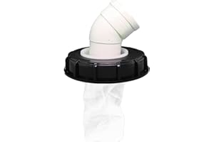 YOUANY Filtre À Couvercle IBC, 163mm/245mm Filtre Cuve IBC Couvercle, Couvercle De Réservoir IBC avec Filtre en Nylon, IBC Couvercle Filtre À Eau De Pluie, pour Réservoir d'eau De Pluie IBC 1000 litres