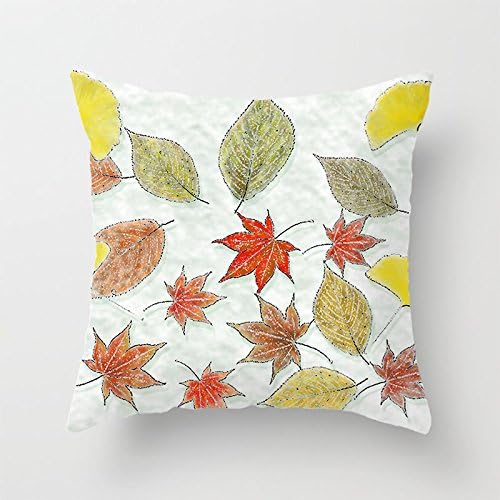Yinggouen Maple Leaves Decorate For A Sofa Pillow Cover Cushion 45x45cm