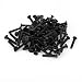 Produktbild sourcingmap® 100 Stk Schwarz M5x30 mm Legierungs-Stahl Sechskant Sockel Flachkopf Senkkopfschrauben