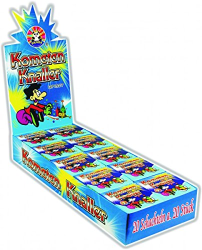 400 Kometen Meteoriten Knaller Crackling-Bodenfeuerwerk 20x20er Faltschachtel GP1527
