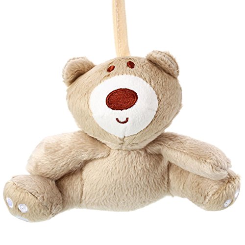 Peradix Babybett Anhänger Spielzeug Glocke hängen Krippe Bär Hasen Rassel Spielzeug - 4