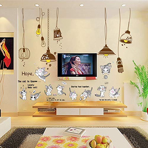 Preisvergleich Produktbild Wandtattoo Wandtattoo Schlafzimmer Wandstickeresszimmer Esszimmer Wand Aufkleber Hintergrund Wand Aufkleber, Glühbirne 9140, Oversize