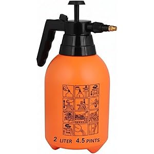 RERANT 2 LTR Multipurpose Classic Sprayer Hand Powered Water Spray Bottle for Gardening Sanitising Car & Bike Wash Home & Garden (Style 1)