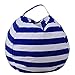 Produktbild Stofftier Storage Sitzsack Kinder Weichen Beutel Stoff Stuhl Groß Kapazität Aufbewahrungbox für (Blau, 38")