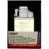 Zippo 2006836 Rechargable Lighter Insert, Metal, G&uuml;m&uuml;ş, Tek Boyut