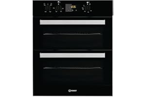 Indesit Aria Electric Built Under Double Oven - Black